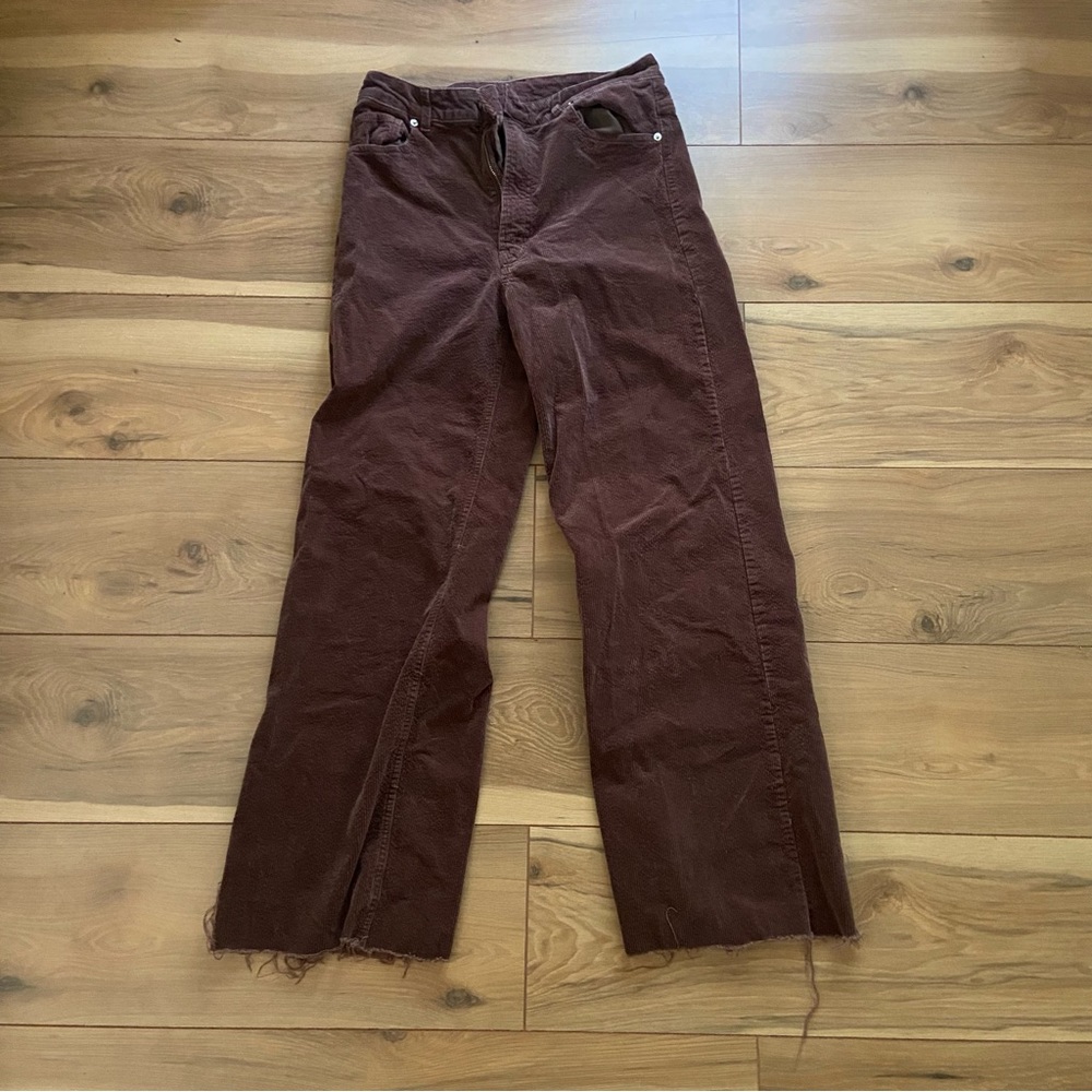 Wide Leg Corduroy Pants